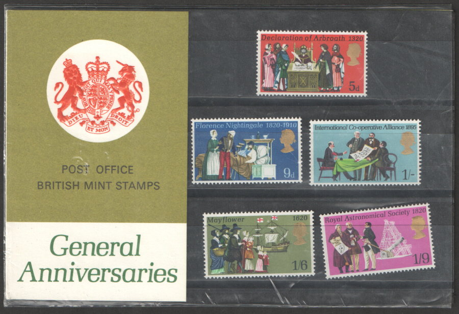 (image for) 1970 General Anniversaries Type I Presentation Pack